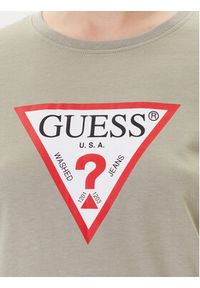 Guess T-Shirt W1YI1B I3Z14 Zielony Regular Fit. Kolor: zielony. Materiał: bawełna #4