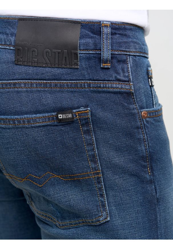 Big-Star - Jeansy męskie skinny niebieskie Owen 312. Okazja: na co dzień. Kolor: niebieski. Styl: casual, elegancki