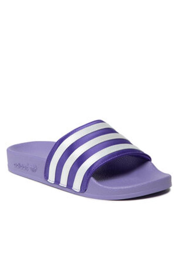 Adidas - adidas Klapki adilette W GX8637 Fioletowy. Kolor: fioletowy. Materiał: materiał