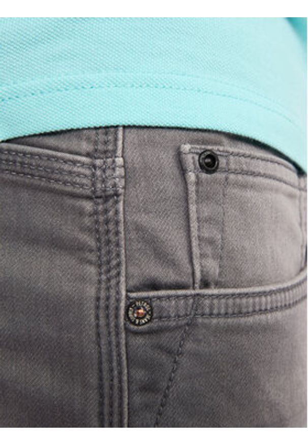 Petrol Industries Szorty jeansowe M-ROS-SHO001 Szary Slim Fit. Kolor: szary. Materiał: bawełna
