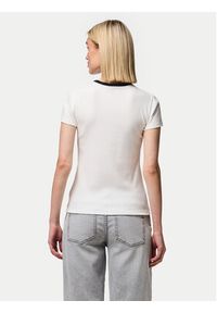 Pieces T-Shirt May 17154483 Biały Slim Fit. Kolor: biały. Materiał: bawełna #3