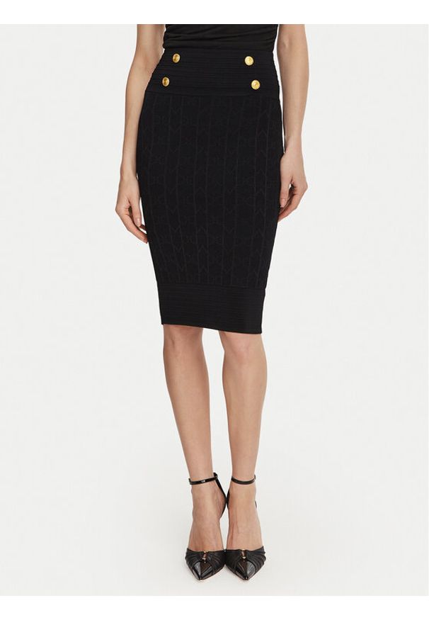 Marciano Guess Spódnica ołówkowa G6YD07 Z1013 Czarny Slim Fit. Kolor: czarny. Materiał: wiskoza