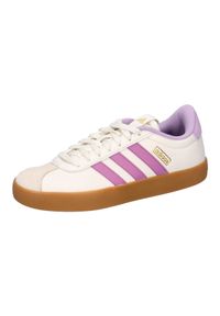 Adidas - Trenerzy damscy adidas VL Court 3.0. Kolor: wielokolorowy, fioletowy, biały. Materiał: skóra #1