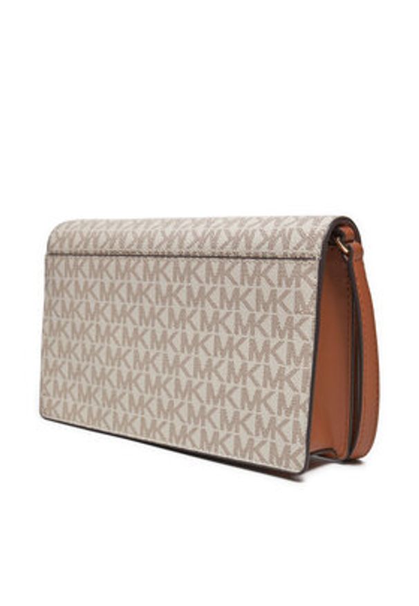 MICHAEL Michael Kors Torebka Jet Set 32T4GJ6C6B Beżowy. Kolor: beżowy. Materiał: skórzane