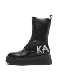 Karl Lagerfeld - KARL LAGERFELD Kozaki KL42475 Czarny. Kolor: czarny. Materiał: skóra #5