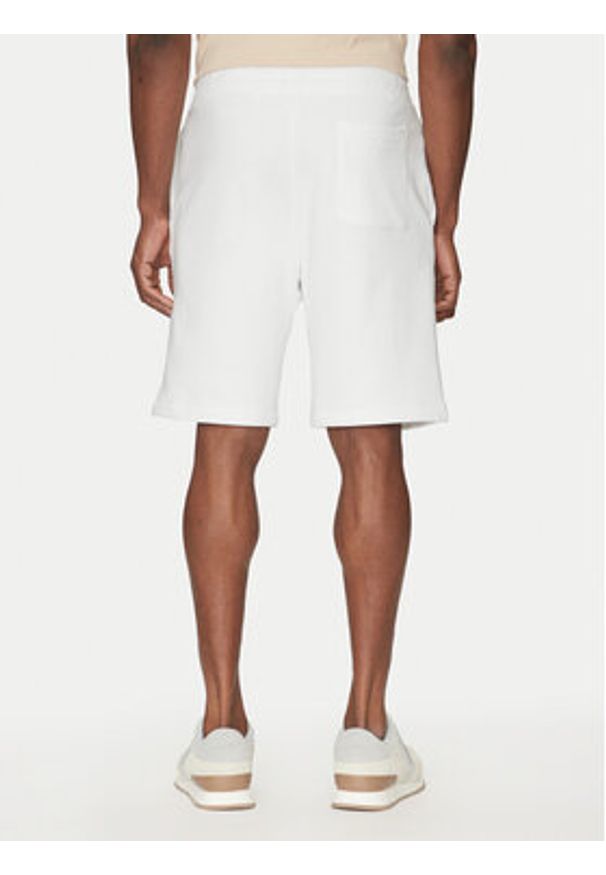 Guess Szorty sportowe M5GD10 KCN01 Biały Regular Fit. Kolor: biały. Materiał: bawełna. Styl: sportowy