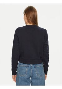 Guess Jeans Bluza W5RQ28 K68I4 Granatowy Regular Fit. Kolor: niebieski. Materiał: bawełna #3