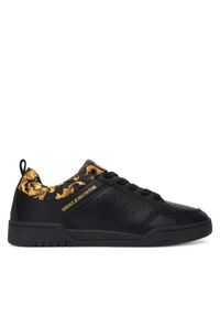 Versace Jeans Couture Sneakersy 79YA3SD6 ZPB38 Czarny. Kolor: czarny. Materiał: skóra