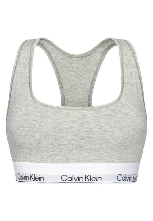 Calvin Klein Underwear Biustonosz top LV00QF8493 Szary. Kolor: szary. Materiał: bawełna