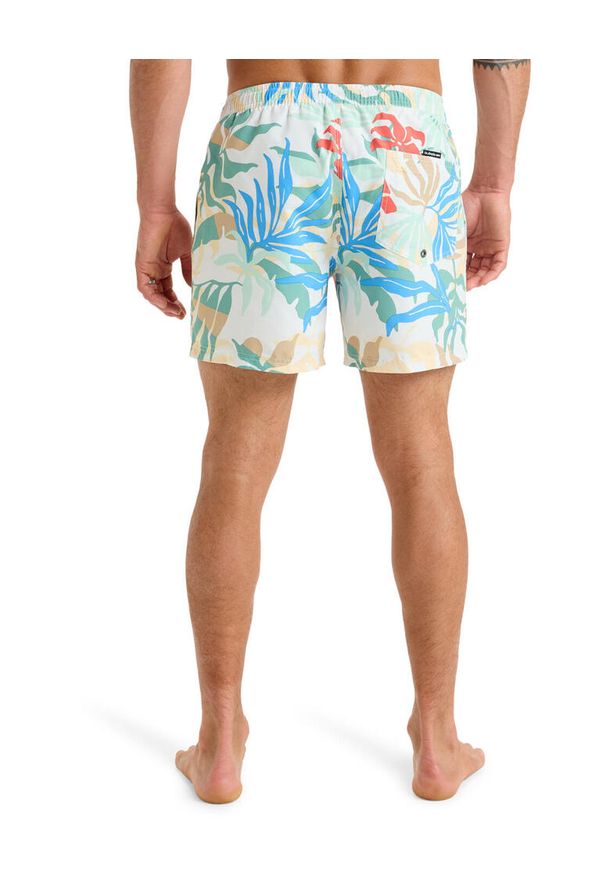 Quiksilver - Szorty kąpielowe EVERYDAY STRAIGHT 15" Biały Mężczyźni. Kolor: biały. Materiał: poliester, materiał. Styl: sportowy