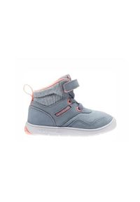 Buty do chodzenia niemowlęce Reebok Ventureflex Sneaker. Wysokość cholewki: za kostkę. Zapięcie: rzepy. Kolor: szary. Materiał: tkanina, materiał, skóra, syntetyk. Szerokość cholewki: normalna. Sport: turystyka piesza