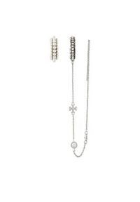 Tory Burch Kolczyki 161055 Srebrny. Materiał: metalowe. Kolor: srebrny #6