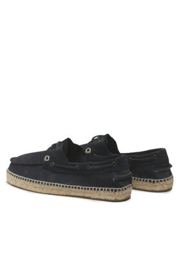 Manebi Espadryle Shoes Espadrilles K 1.5 K0 Granatowy. Kolor: niebieski. Materiał: zamsz, skóra