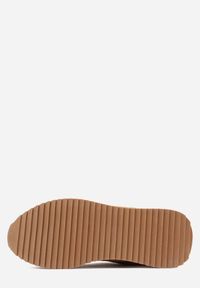 Born2be - Szare Casualowe Buty Sportowe Typu Sneakersy Glorelle. Okazja: na co dzień. Zapięcie: sznurówki. Kolor: szary. Materiał: jeans #3