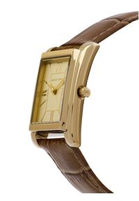 Michael Kors Zegarek Essex MK7584 Brązowy. Kolor: brązowy. Materiał: skóra #3