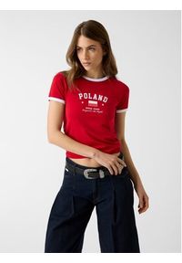 Guess Jeans T-Shirt 183096 Czerwony Classic Fit. Kolor: czerwony #5