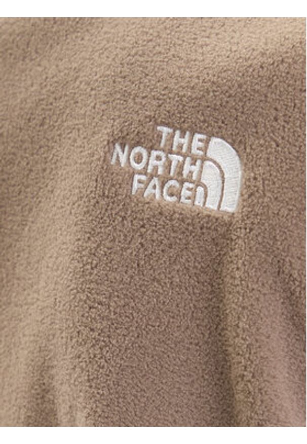 The North Face Polar Glacier NF0A8D2F Beżowy Regular Fit. Kolor: beżowy. Materiał: syntetyk