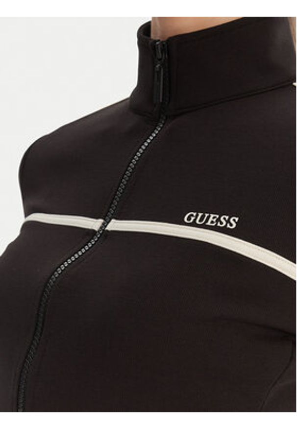 Guess Bluza V6GQ04 K2911 Brązowy Regular Fit. Kolor: brązowy. Materiał: syntetyk