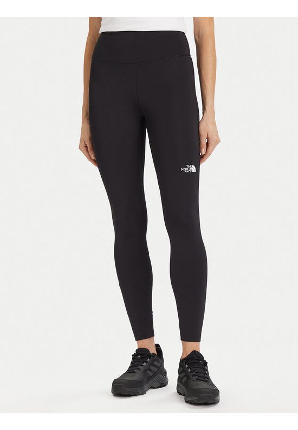 The North Face Legginsy Flex Warm NF0A8E11 Czarny Slim Fit. Kolor: czarny. Materiał: syntetyk