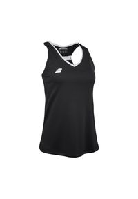 Koszulka tenisowa damska Babolat Play Tank Top. Kolor: czarny. Sport: tenis #1