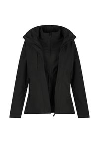 Regatta - Damska Kurtka 3 W 1 Kingsley. Kolor: czarny. Sport: turystyka piesza #1