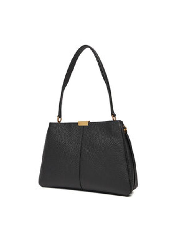 TOMMY HILFIGER - Tommy Hilfiger Torebka AW0AW17661 Czarny. Kolor: czarny. Materiał: skórzane