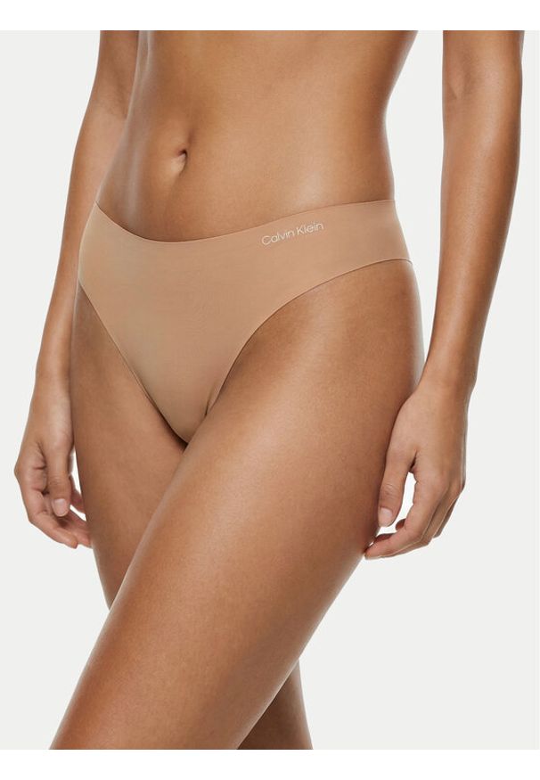 Calvin Klein Underwear Komplet stringów 000QD3558E Kolorowy. Materiał: syntetyk. Wzór: kolorowy