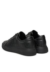 Calvin Klein Sneakersy Chunky Low Top Lace Up Mono HM0HM01970 Czarny. Kolor: czarny. Materiał: skóra