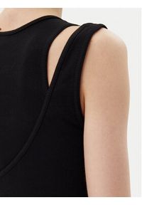 Karl Lagerfeld Jeans Sukienka codzienna A2W13032 Czarny Slim Fit. Okazja: na co dzień. Kolor: czarny. Materiał: bawełna. Typ sukienki: proste. Styl: casual #3