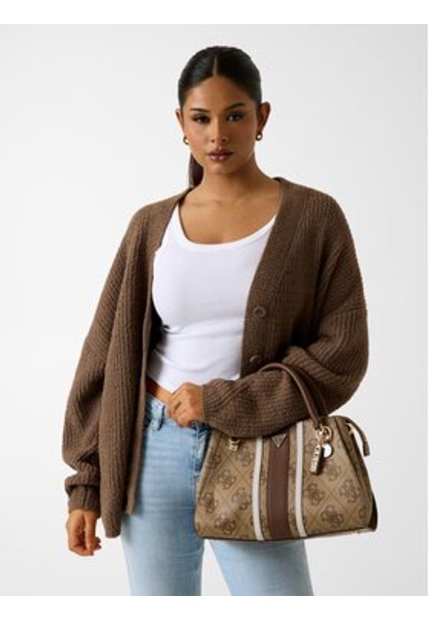 Guess Torebka 181098 Brązowy. Kolor: brązowy