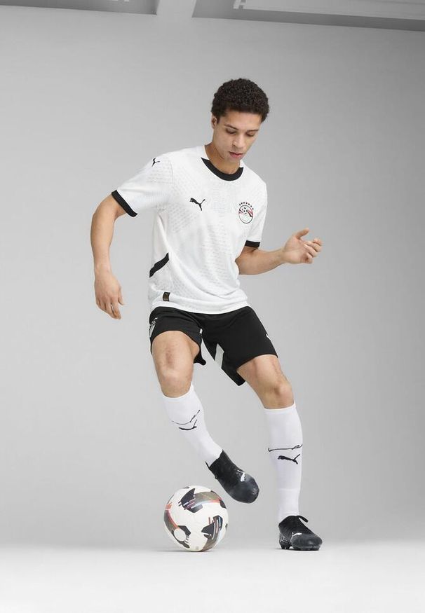 Puma - Męskie szorty Egipt 2025 PUMA Black White. Kolor: czarny, biały, wielokolorowy