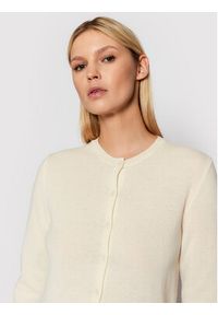 United Colors of Benetton - United Colors Of Benetton Kardigan 1002D5485 Beżowy Regular Fit. Kolor: beżowy. Materiał: wełna
