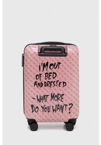 Guess walizka Girl kolor różowy. Kolor: różowy #5