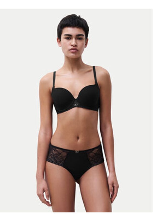 Chantelle Biustonosz z fiszbiną Origins C13XN0 Czarny. Kolor: czarny. Materiał: syntetyk