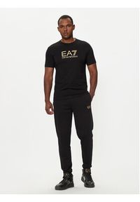 EA7 Emporio Armani T-Shirt 7M000007 AF10170 UC001 Czarny Regular Fit. Kolor: czarny. Materiał: bawełna