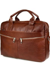 Torba Beltimore Beltimore torba męska skórzana Duża brązowa laptop J14. Kolor: brązowy. Materiał: skóra #1