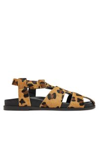 Bronx Sandały 85083-P Brązowy. Kolor: brązowy. Materiał: skóra #1