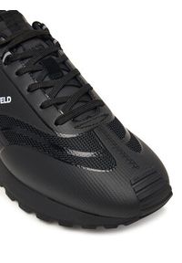 Karl Lagerfeld - KARL LAGERFELD Sneakersy KL51116 Czarny. Kolor: czarny. Materiał: skóra, zamsz #3