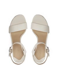 Lauren Ralph Lauren - LAUREN RALPH LAUREN Sandały Gwen 802940727005 Biały. Kolor: biały. Materiał: skóra #6
