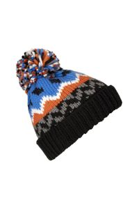 TRESPASS - Czapka Dziecięca Twiglet Chunky Knit Fleece Lined Hat. Kolor: niebieski. Sezon: zima. Styl: sportowy #2