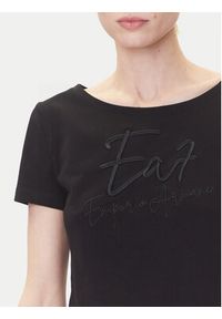 EA7 Emporio Armani T-Shirt 7W000184 AF10373 UC001 Czarny Regular Fit. Kolor: czarny. Materiał: bawełna