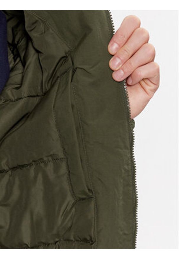 Tommy Jeans Kurtka bomber Essential DM0DM17238 Zielony Relaxed Fit. Kolor: zielony. Materiał: syntetyk