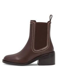 Gino Rossi Botki ALBA-110382 Brązowy. Kolor: brązowy. Materiał: skóra #6