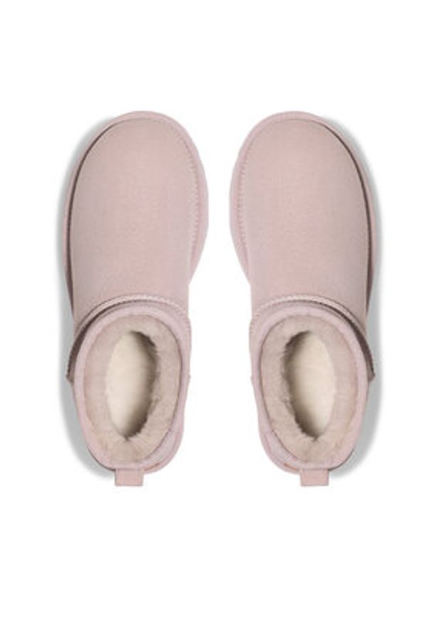 Ugg Śniegowce W Classic Ultra Mini 1116109 Fioletowy. Kolor: fioletowy. Materiał: skóra
