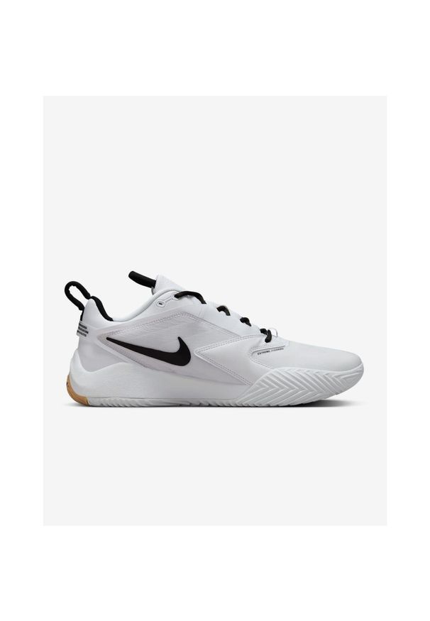 Buty halowe Nike Air Zoom Hyperace 3. Kolor: biały, beżowy, wielokolorowy. Materiał: materiał, syntetyk. Model: Nike Zoom. Sport: turystyka piesza, siatkówka