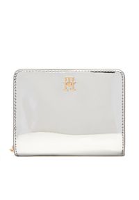 TOMMY HILFIGER - Mały Portfel Damski Tommy Hilfiger. Kolor: srebrny