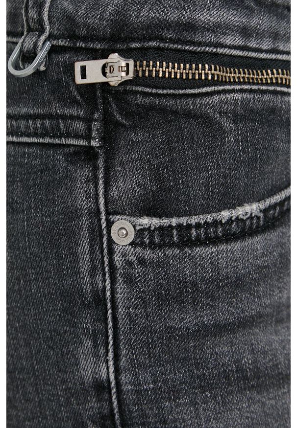 MAX&Co. Jeansy damskie medium waist. Kolor: szary