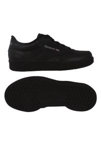 Buty dziecięce Reebok Club C. Okazja: na uczelnię. Kolor: czarny. Model: Reebok Club