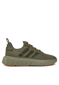 Adidas - adidas Sneakersy Swift Run ID3012 Khaki. Kolor: brązowy. Materiał: materiał. Sport: bieganie