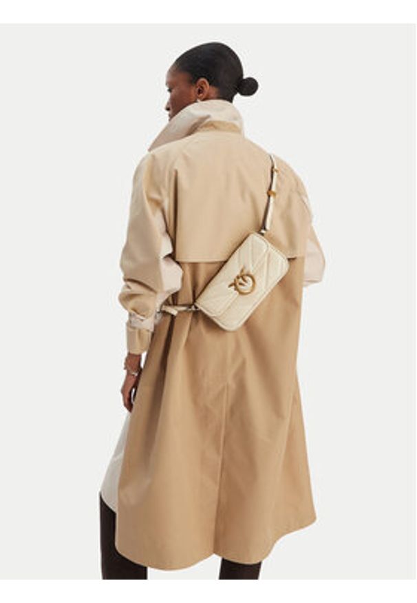 Pinko - PINKO Torebka Love Box Baguette Al 25-26 PLTT 105083 A2W2 Écru. Materiał: skórzane